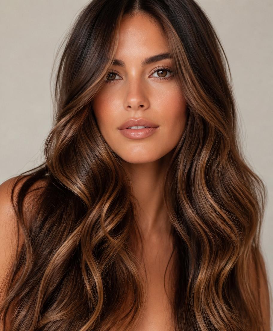 Balayage color result